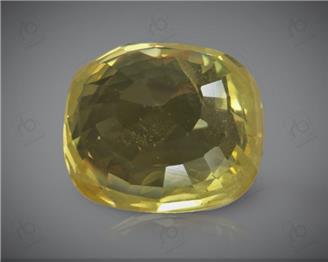 Natural Yellow  SapphireCertified 4.07CTS-17477